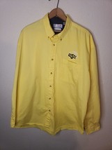 Munsingwear Button Up Down Mens Size XL Yellow Dress Shirt WSU WICHITA S... - £10.34 GBP