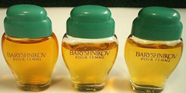 BARYSHNIKOV POUR FEMME Eau de Parfum (3) Mini 8ml/0.27 Oz MINIATURE BOTT... - £18.06 GBP