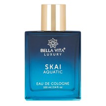 Bella Vita Eau De Perfum Luxury Skai Aquatic Parfum Long Lasting Fragrance 100ML - £19.31 GBP