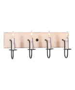 Irvins Country Tinware 4-Light Vanity Light in Rustic White - £224.16 GBP