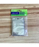 ID Card Badge Holder Vertical Clear soft Plastic Waterproof Business Cas... - $6.74 CAD