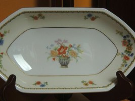 MZ Altrohlau Vegetable Bowl 9&quot;x4.75&quot; Czechoslovakia Antique China Porcelain - £8.59 GBP