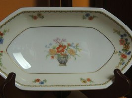 MZ Altrohlau Vegetable Bowl 9&quot;x4.75&quot; Czechoslovakia Antique China Porcelain - £8.52 GBP