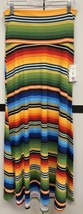 NWT LULAROE Medium Black Red Green Yellow Blue Striped Knit Maxi Skirt Dress - £32.30 GBP