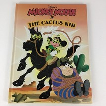 Disney's Mickey Mouse In The Cactus Kid Hardcover Book Vintage 1990 Goofy Minnie - £11.55 GBP
