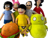 Set of 7 Bobs Burgers Plush Toys Large 9-17 inch tall Belcher . Rare . NWT - £97.62 GBP
