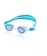 NEW Speedo Scuba Jr. Swim Goggles blue &amp; white age 6-14 flex fit UV prot... - $7.95