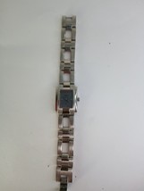 Vintage Ladies FOSSIL F2 Quartz Watch-Gray Dial-Link Band - $231.68 MXN