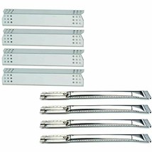 4 Stainless Gas Grill Repair Kit Burners Heat Plates For Master Forge Ne... - $31.67