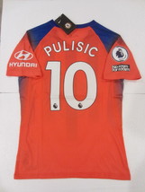 Christian Pulisic #10 Chelsea EPL Match Orange Third 3rd Soccer Jersey 2020-2021 - £87.92 GBP