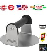 Professional 6&quot; Stainless Steel Burger Smasher - For Perfectly Crispy Bu... - $55.93 CAD