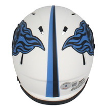 Malik Willis Autographed Tennessee Titans Lunar Eclipse Mini Helmet Beckett - £186.32 GBP