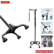 Sturdy Walking Cane with  Grip – Adjustable Height for Comfort &amp; Safety - $72.22
