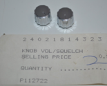 Lot of 2 NOS NEW Replacement Volume Squelch Knobs Wilson or Relm Radio? - $9.89