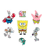 7 Sets SPONGEBOB SQUAREPANT &amp; FRIENDS Cross Stitch Pattern Patterns - £11.92 GBP