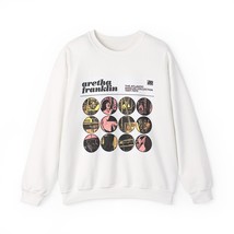 Aretha Franklin Long Sleeve Sweatshirt Graphic Print Crewneck Unisex Pul... - $29.22+