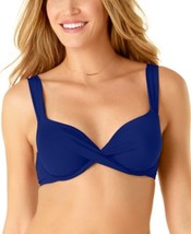 Anne Cole – Underwire Twist Front Bikini Swim Top - £24.06 GBP