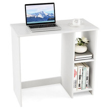 31.5 Inch  Modern Home Office Desk with 2 Compartments-White - $2,098.08 MXN