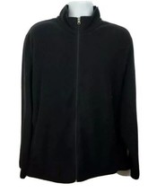 Woolrich Fleece Jacket Men's Size 2XL Black Full Zip - £36.11 GBP