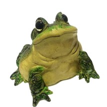 Large Realistic Bullfrog Toad Home Garden Nature Statue Sculpture Resin ... - £43.99 GBP