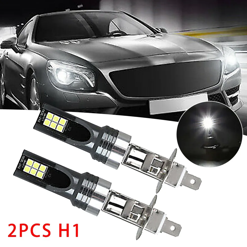 2PCs LED Headlight Bulb H1/H7 with Mini Size Design for Cars, 14000LM 6500K Wh - £13.52 GBP