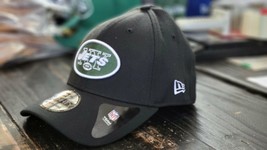New Era 3930 Team Classic NY Jets Fitted Black/Green Cap Men Size M/L - £20.70 GBP