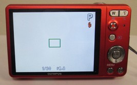 Olympus 14.0MP Digital Camera - Red - Parts/Repair - £18.69 GBP