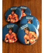 Lot of 5 Vintage 1985 Paul Orndoff Mr Wonderful Pins Original WWF Wrestl... - $13.54 CAD