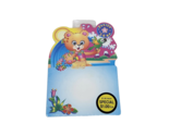 CONTECH 2003 PETITE STAR TEDDY BEAR MAGNETIC NOTEPAD PAPER STATIONARY NE... - $23.75