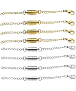 Mizeer Magnetic Necklace Extenders, Magnetic Necklace Clasps with Extend... - £12.05 GBP