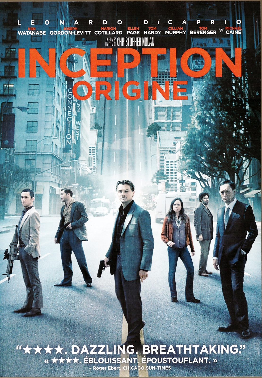 Inception DVD Leonardo DiCaprio Joseph Gordon-Levitt Ellen Page Tom Berenger - $2.99