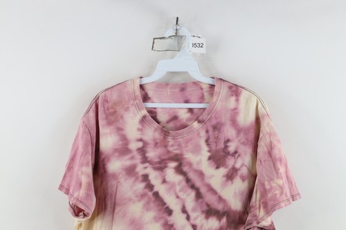 Vintage Streetwear Womens Large Distressed Acid Wash Short Sleeve T-Shirt Cotton Item image 2
