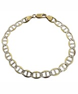 Men&#39;s Bracelet 10kt Yellow and White Gold 443101 - $589.00
