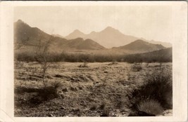 RPPC Beautiful Mountains and Desert Scene Real Photo Postcard I27 - £7.86 GBP