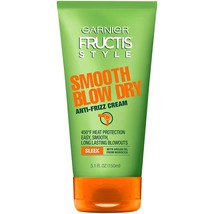 Garnier Fructis Style Smooth Blow Dry Anti-Frizz Cream, 5.1 fl. oz. - £8.77 GBP