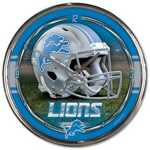 Detroit Lions Chrome Clock - NFL - £28.91 GBP
