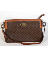 Celine Womens Leather Monogram Brown Small Purse Shoulder Bag Handbag  - $916.85 CAD