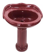 Mexican Pedestal Sink  Roman Style Handcrafted Ceramic - Granada - - $1,261.64 CAD