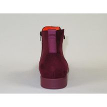 Men's TAYNO Chelsea Chukka Soft Micro Suede Zip up Boot Coupe S Wine image 9