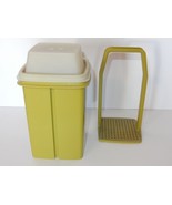 Tupperware Pick A Deli Square Holder Server Container 1330 Avocado Green - $242.14 MXN