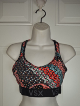 Victoria&#39;s Secret X Sport Geometric Racerback Sports Bra Top Size Medium - $9.49