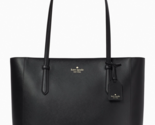 Kate Spade Schuyler Black Saffiano Tote K7354 NWT Bag Charm $359 Retail ... - $128.69