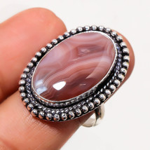 Crazy Lace Agate Gemstone Handmade Fashion Ethnic Ring Jewelry 8.50&quot; SA 394 - £3.97 GBP