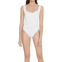 $189 Faithfull The Brand Womens Eyelet Underwire One-Piece Swimsuit White M NWOT - £83.87 GBP