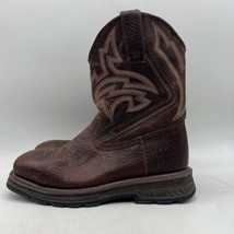 Cody James Disruptor BCJSP20W13 Mens Brown Leather Western Work Boots Size 9.5 - £55.38 GBP