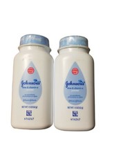 Johnson&#39;s Aloe &amp; Vitamin E Baby Powder corn starch 1.5 oz travel size lot x 2 - £15.47 GBP