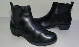 Nurture Size 5.5 M Black Leather Ankle Boots New Womens Shoes - £92.01 GBP