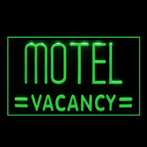 120154B Motel Vacancy Cat Rest Shut Down Enjoyed Studio Contact LED Light Sign - £17.56 GBP