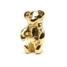 Authentic Trollbeads 18K Gold 21311 Teddy Bear, Gold RETIRED - £291.98 GBP