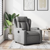 Recliner Chair Dark Grey Fabric - $6,714.00 MXN